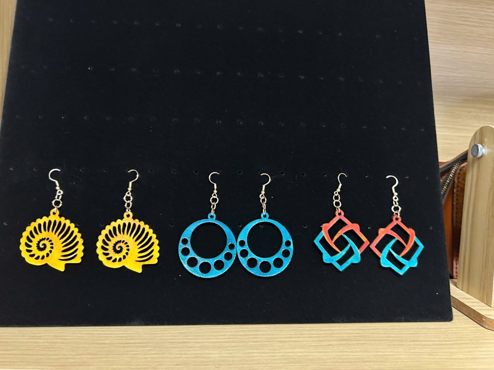 Handmade Real Leather Earrings – stylist designs