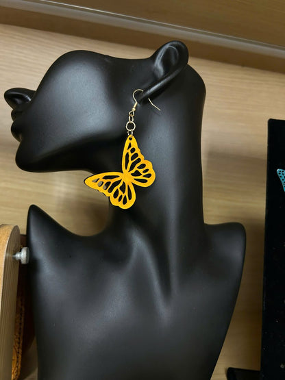 Handmade Real Leather Earrings – stylist designs
