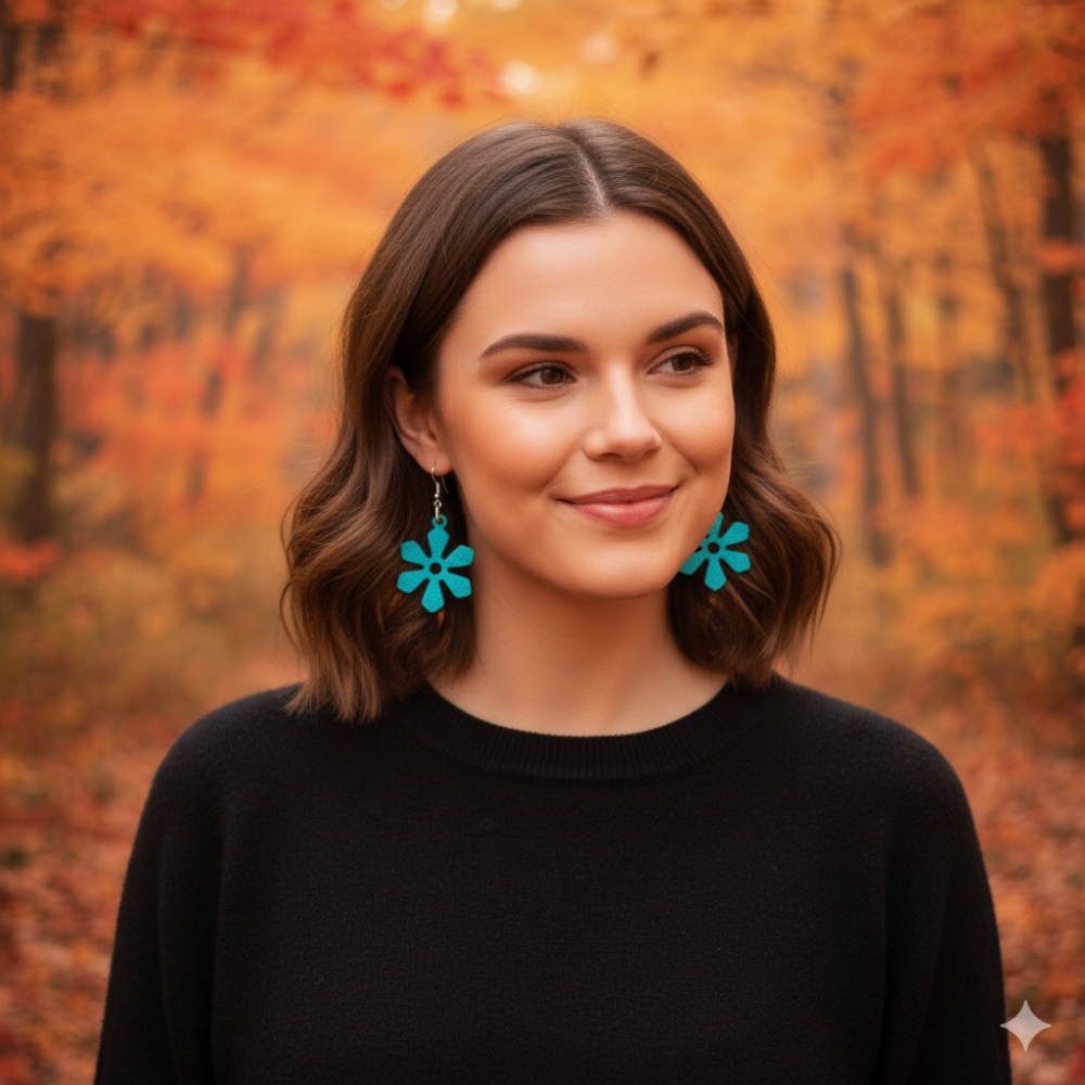 Handmade Real Leather Earrings