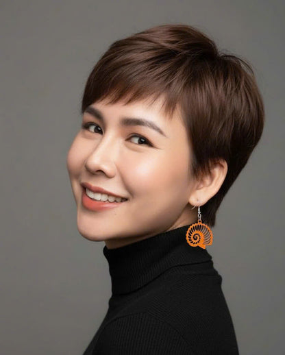 Handmade Real Leather Earrings – stylist designs