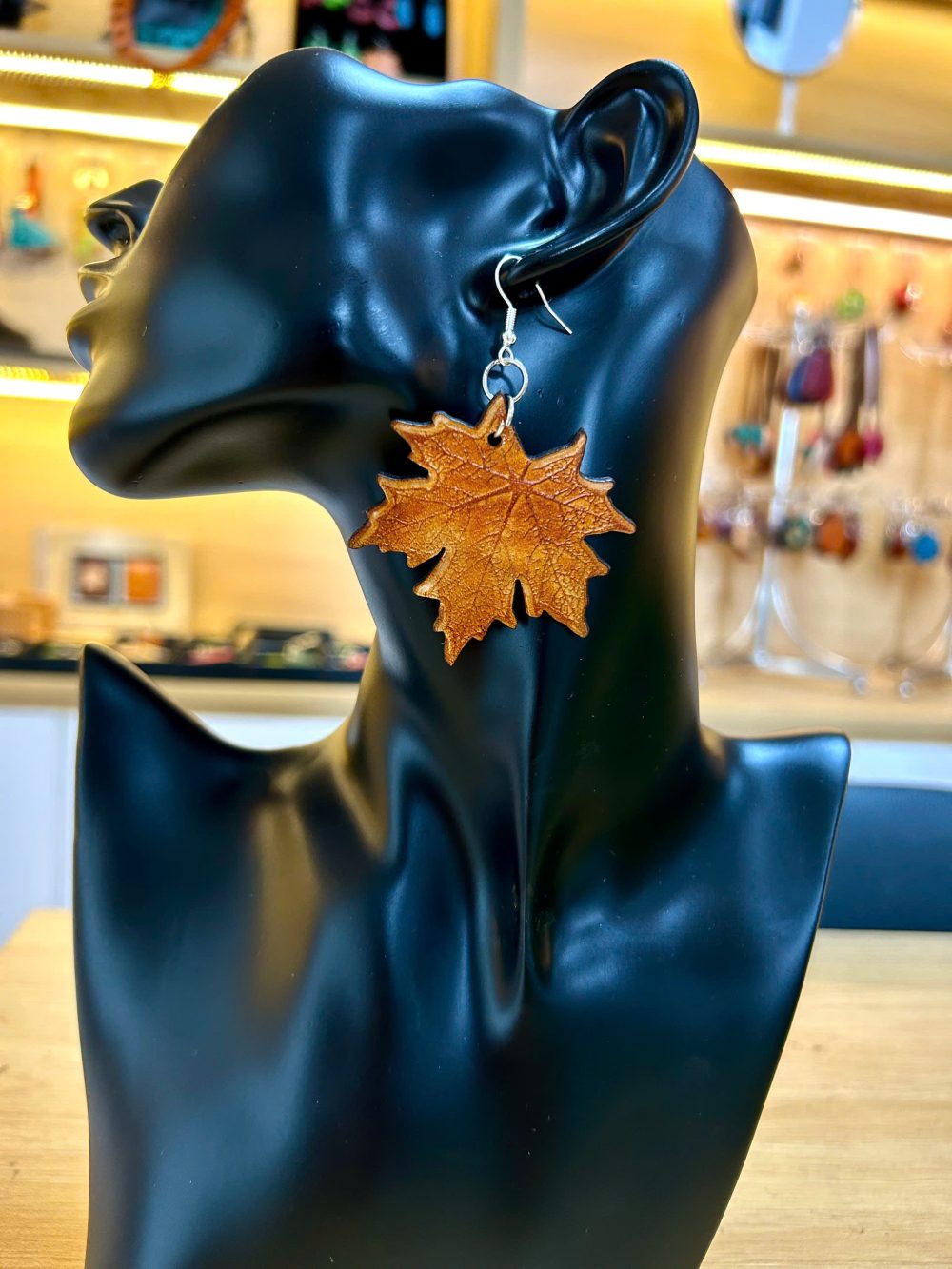 Handmade Real Leather Earrings