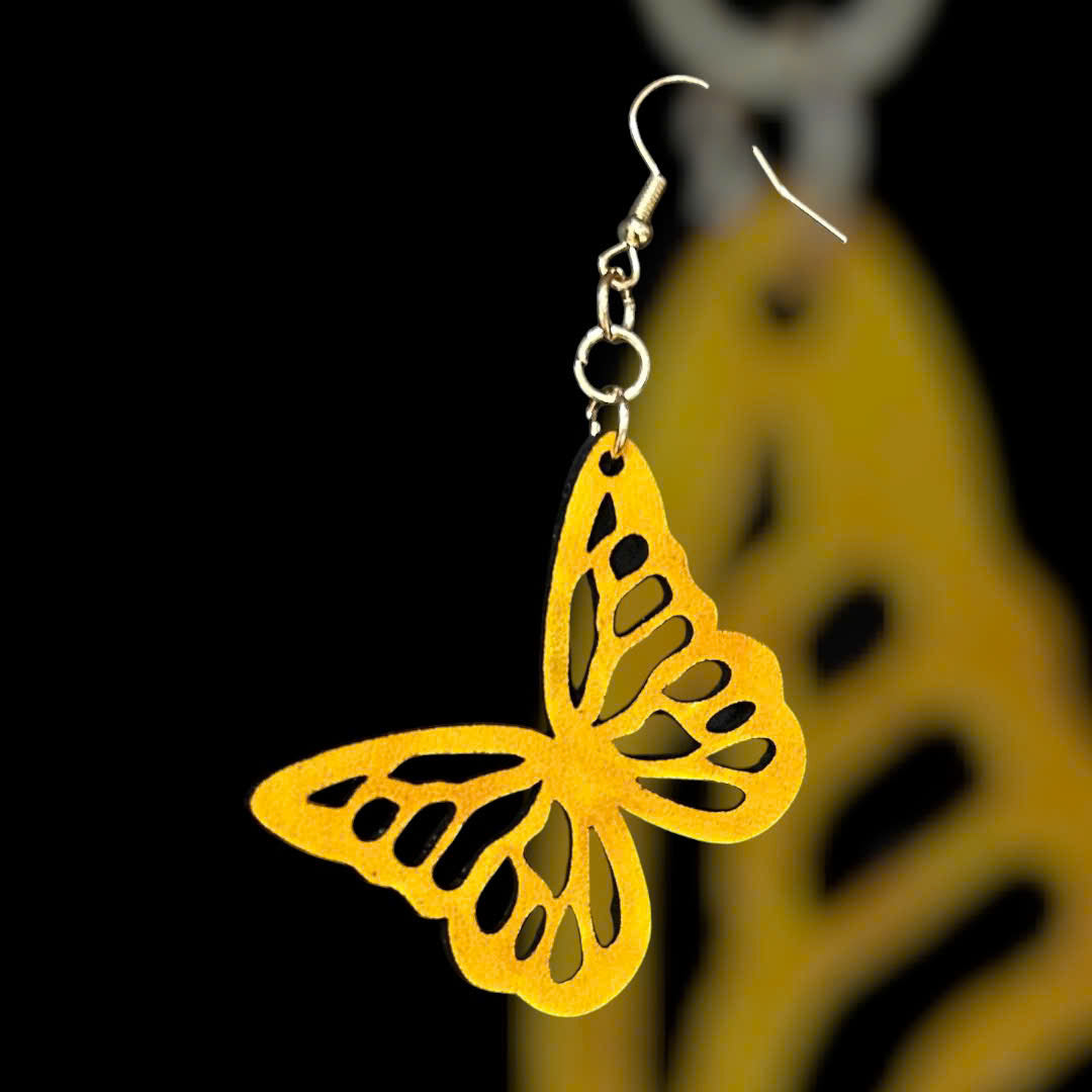 Handmade Real Leather Earrings – stylist designs