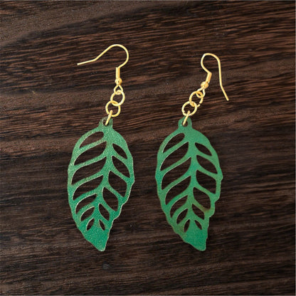 Handmade Real Leather Earrings – stylist designs